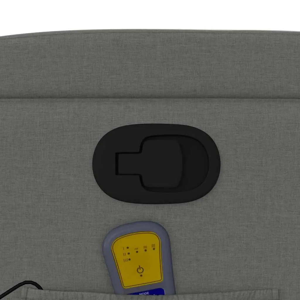 Grey Fabric Massage Recliner Chair with Vibration