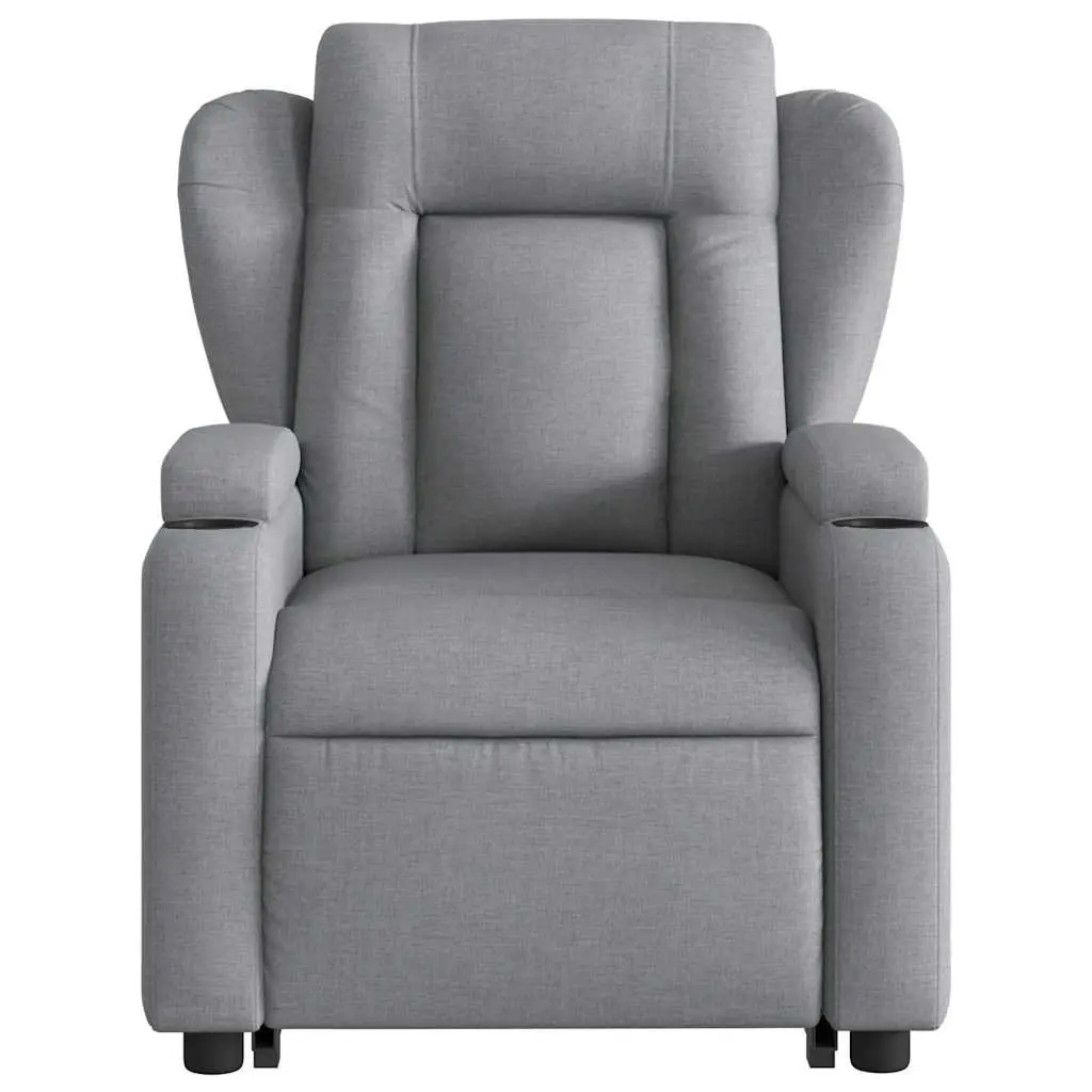 Grey Electric Power Lift Massage Recliner Chair