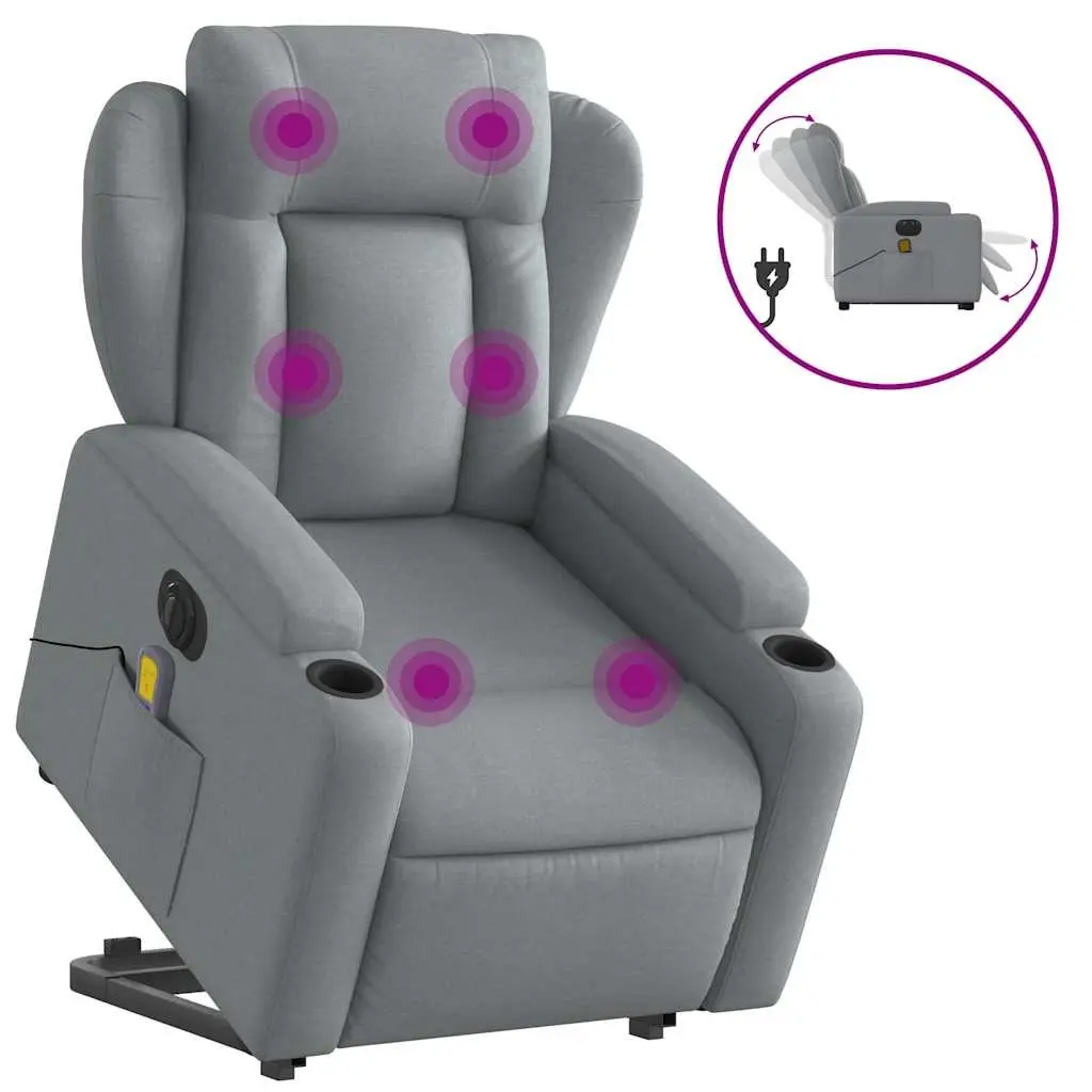 Electric Massage Recliner Chair with Power Lift