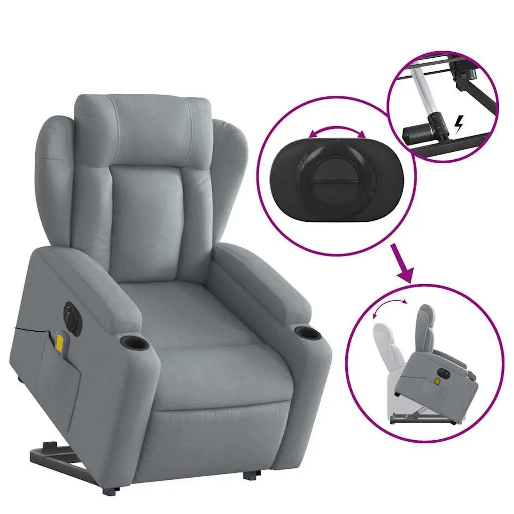 Electric Massage Recliner Chair with Power Lift