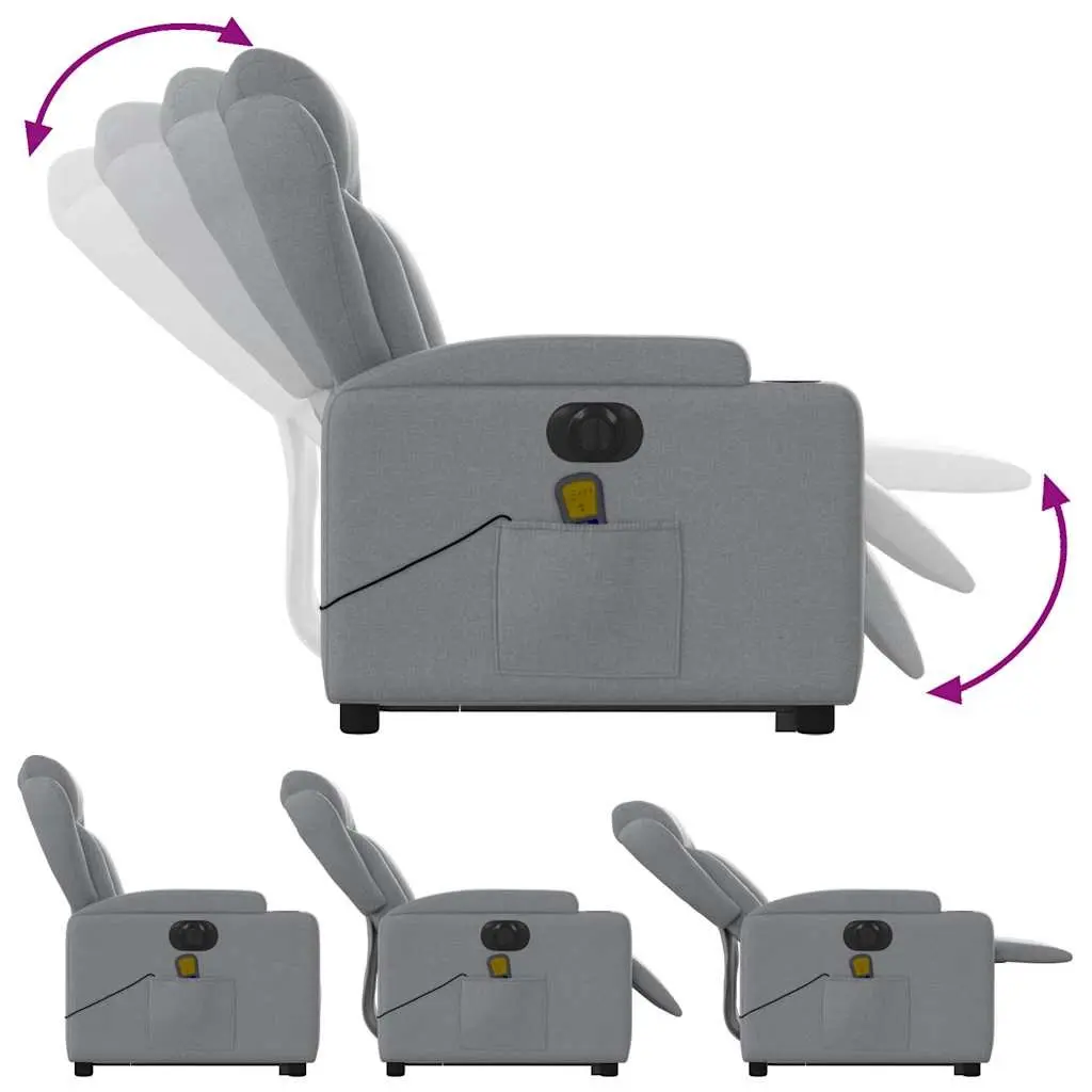 Electric Massage Recliner Chair with Power Lift