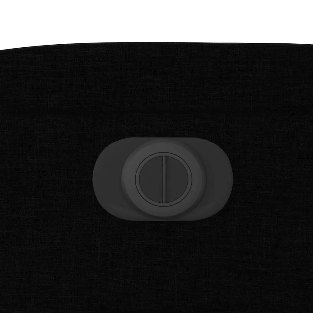Electric Recliner Armchair in Black Fabric