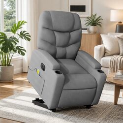 High-Quality Electric Massage Recliner Chair in Grey