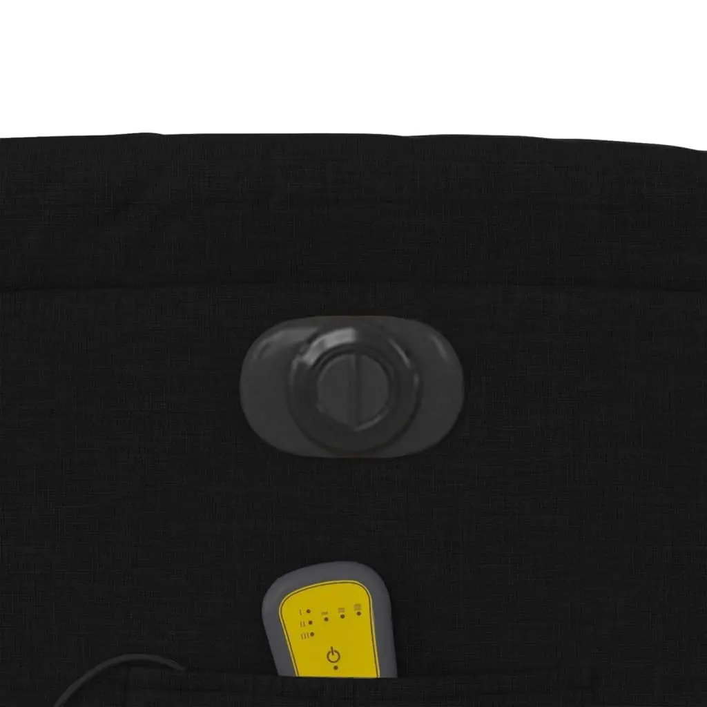 Black Electric Reclining Massage Chair for Elderly Comfort
