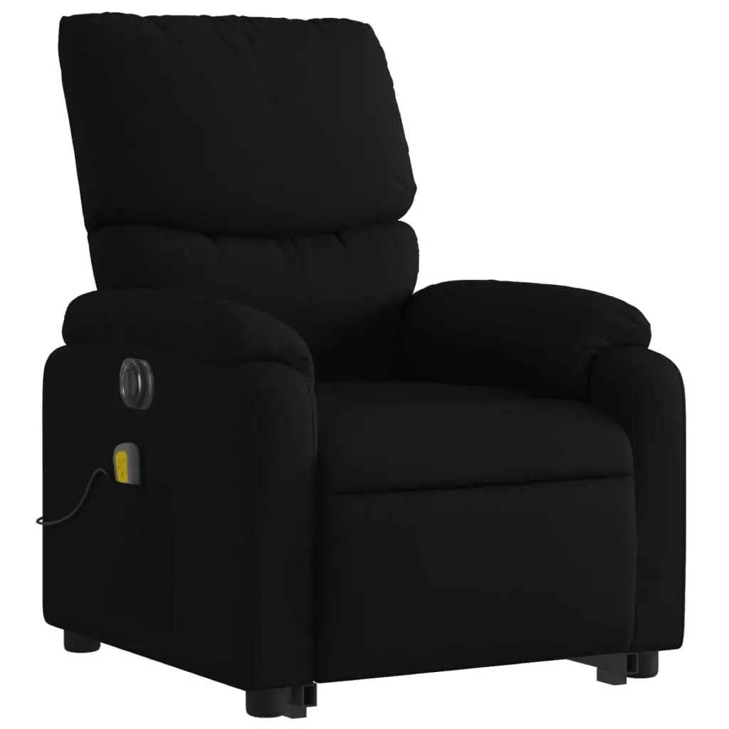 Black Electric Reclining Massage Chair for Elderly Comfort