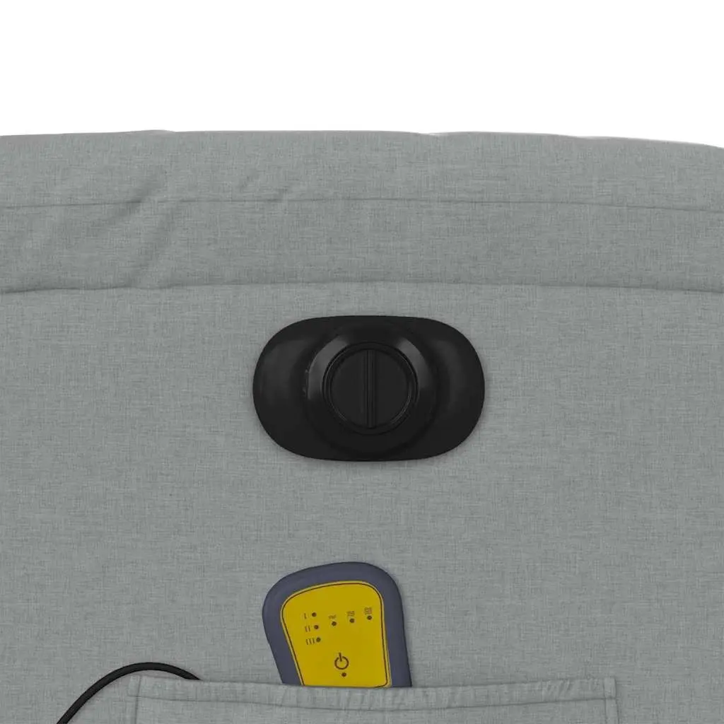 Grey Fabric Electric Massage Recliner Chair with Vibration