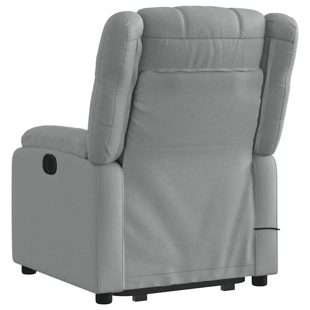 Electric Recliner Chair with Massage Function in Grey
