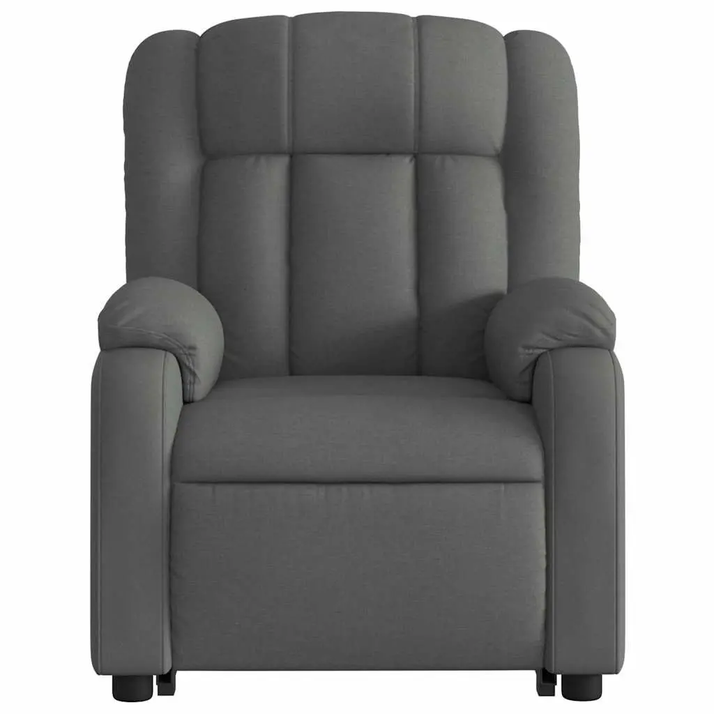 Electric Recliner Chair Fabric Grey