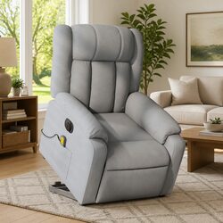 Massage Recliner Chair with Electric Lift and Vibration Therapy