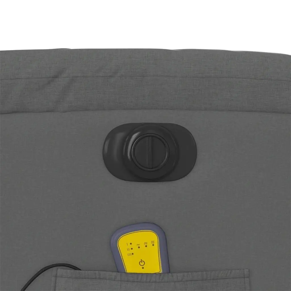 Grey Electric Recliner Chair with Massage Function