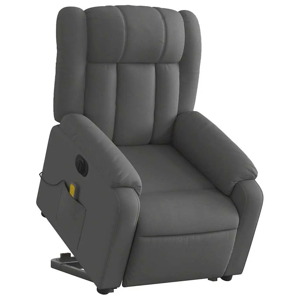 Grey Electric Recliner Chair with Massage Function