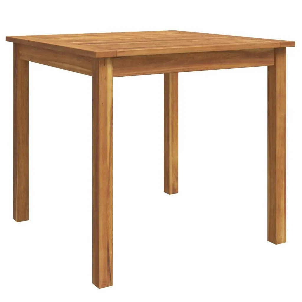 Solid Acacia Wood 3 Piece Garden Dining Set for Outdoor Use