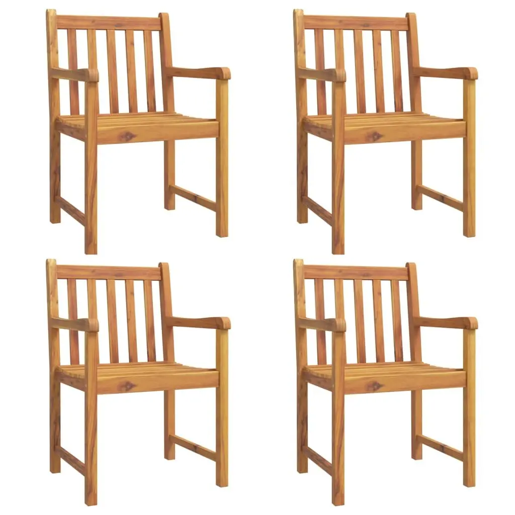 5 Piece Garden Dining Set in Solid Acacia Wood