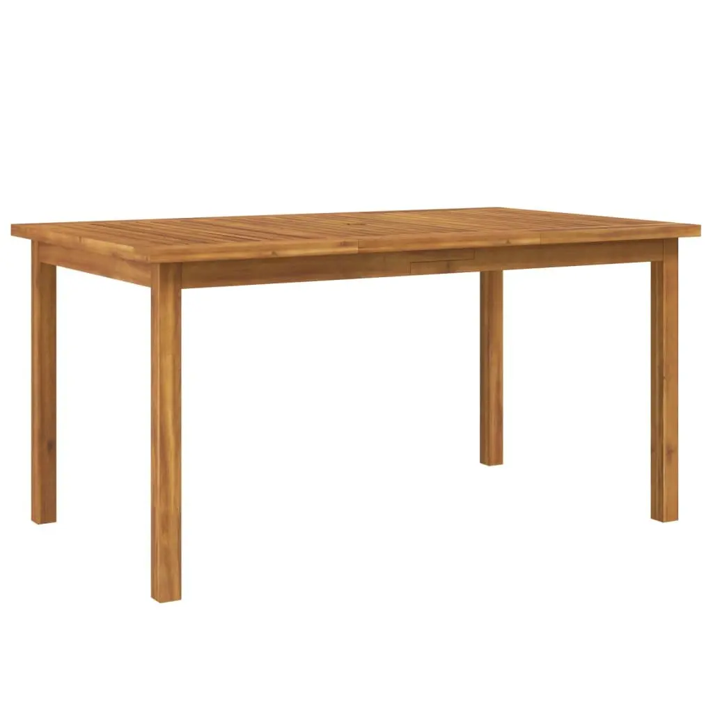 5 Piece Garden Dining Set in Solid Acacia Wood