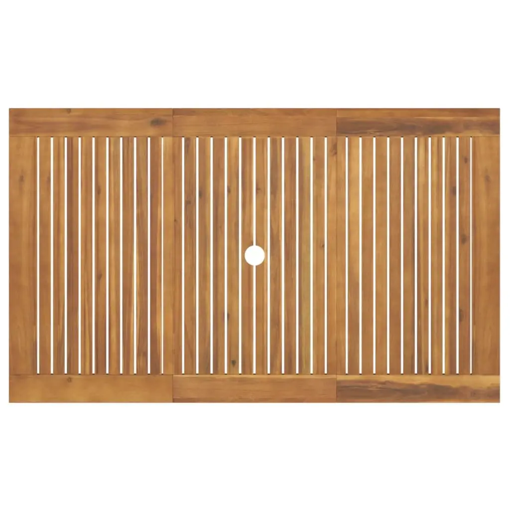 5 Piece Garden Dining Set in Solid Acacia Wood
