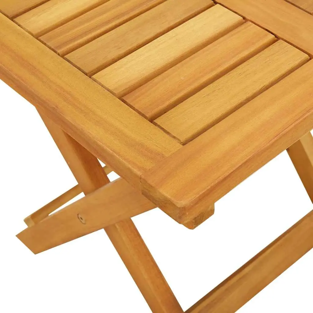 Sun Lounger with Pull-Out Table and Cushion