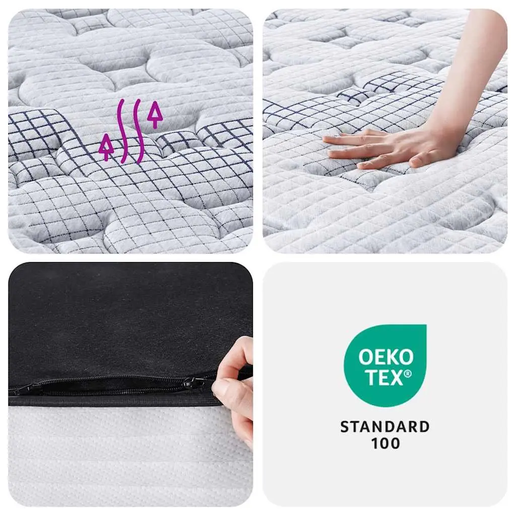 King Size Pocket Spring Mattress with 7-Zone Support