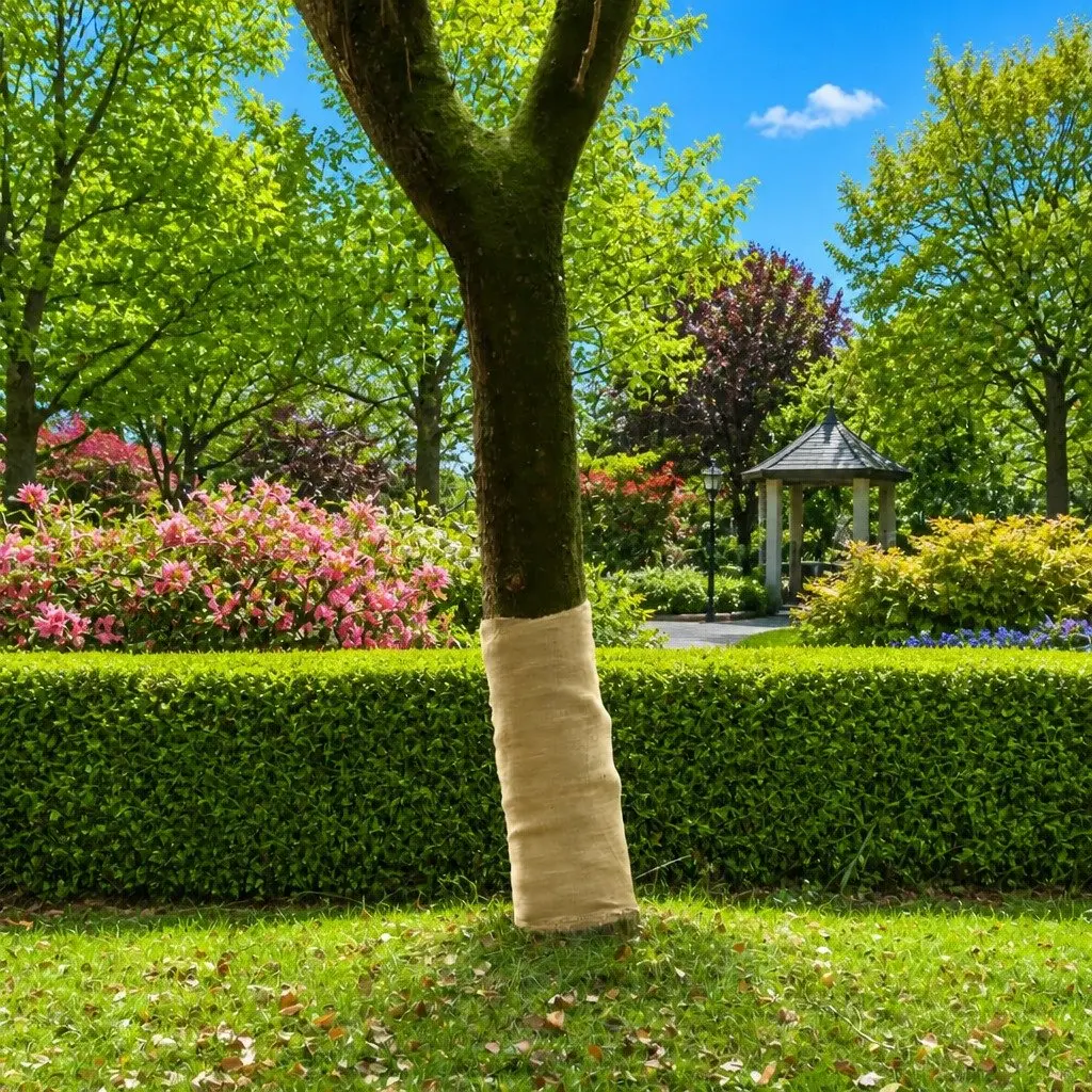 Jute Rolls 2 pcs 1x50 m Natural Burlap Runner Home Decor Craft Floral Table