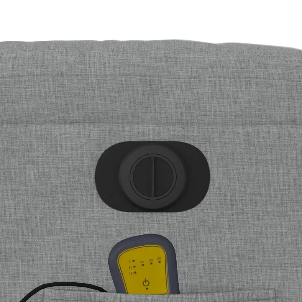 Grey Electric Massage Recliner Chair