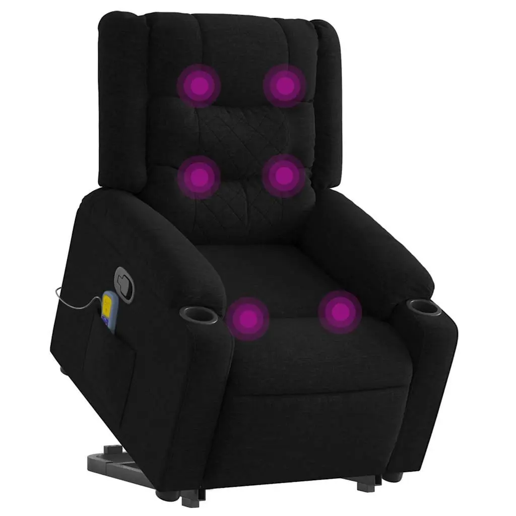 Electric Lift Recliner Chair for Relaxation in Black