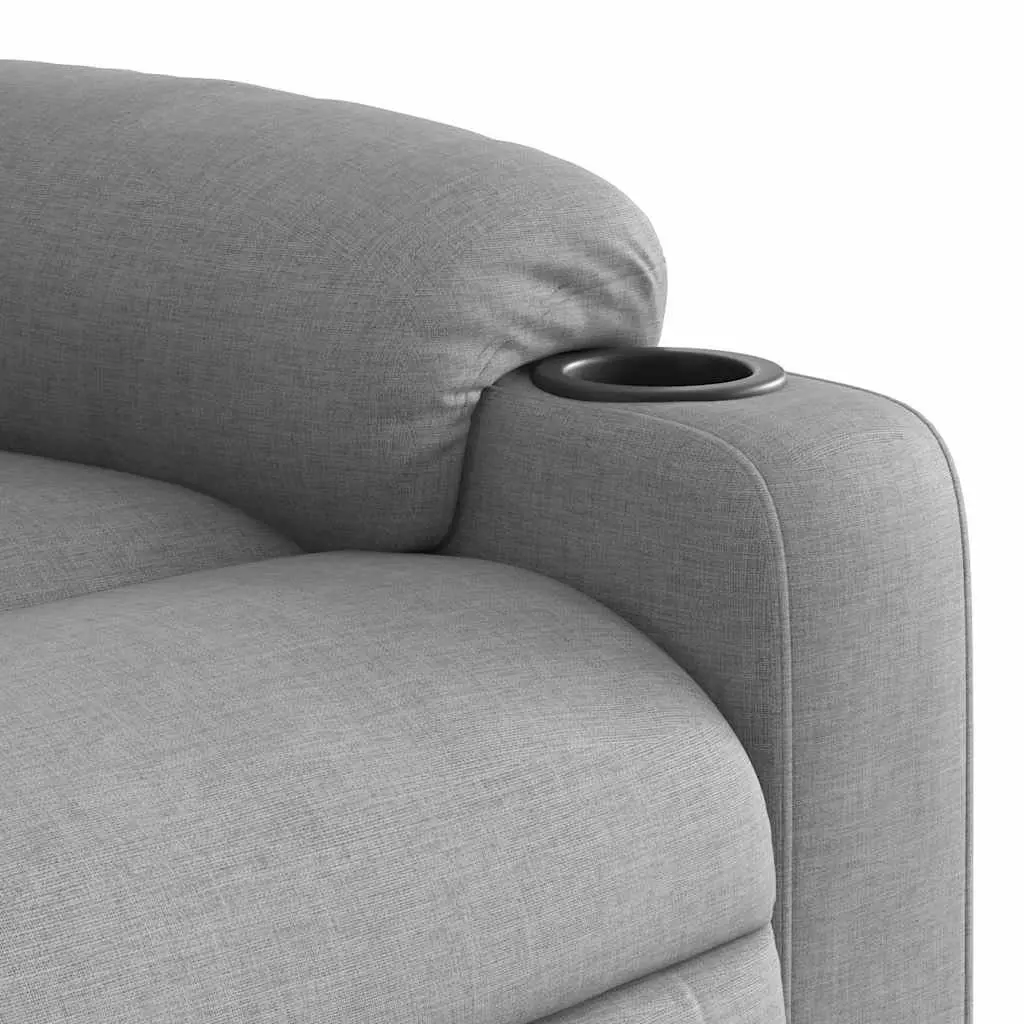 Electric Massage Chair Fabric Light Grey