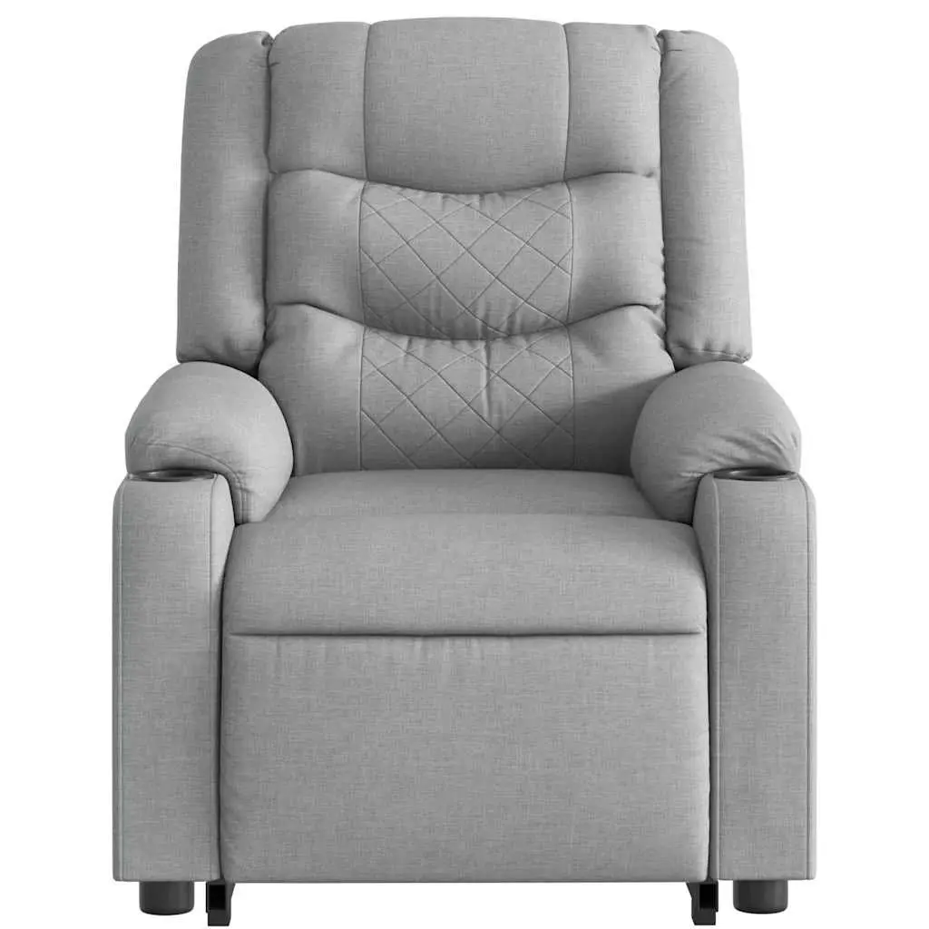 Electric Massage Chair Fabric Light Grey