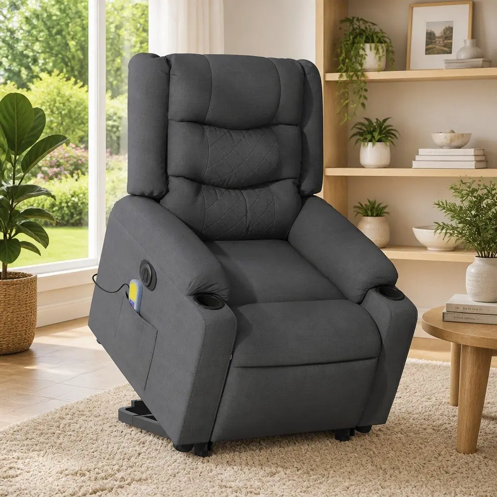 Electric Stand-Up Massage Recliner with Lift Function