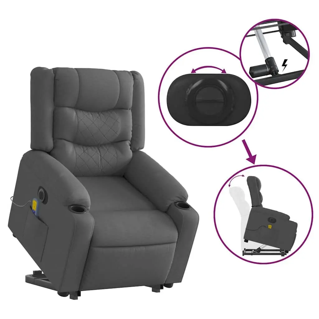 Electric Stand-Up Massage Recliner with Lift Function