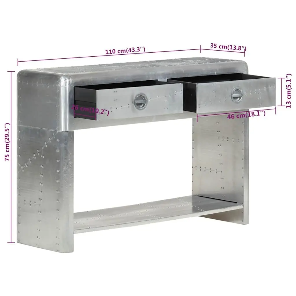 Metal Aviator Storage Cabinet with Drawers
