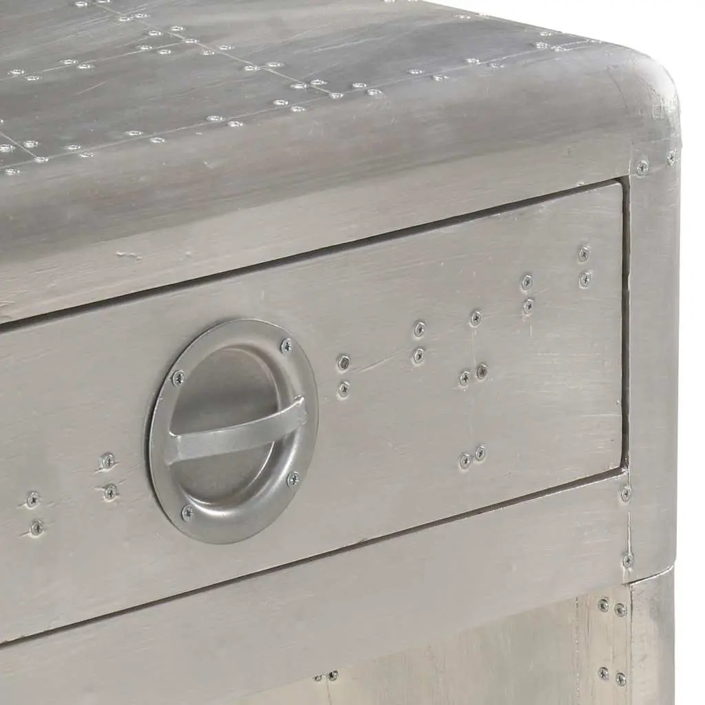 Metal Aviator Storage Cabinet with Drawers