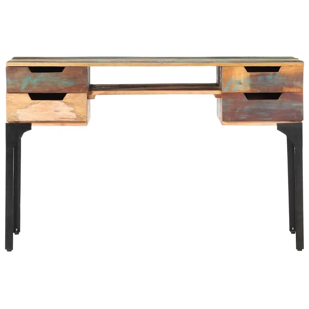 Solid Reclaimed Wood Desk with Storage Options