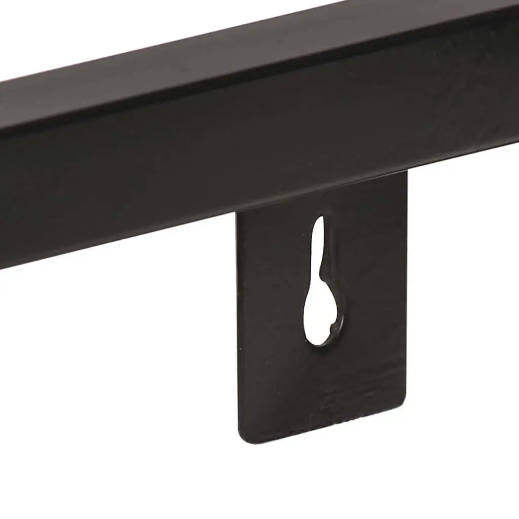 Industrial Style Solid Wood Floating Shelf Set of 2