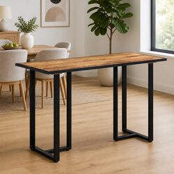 120 cm Dining Table in Rough Mango Wood for Your Home