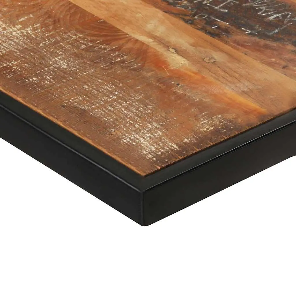 Industrial Brown Dining Table 160 cm Solid Reclaimed Wood