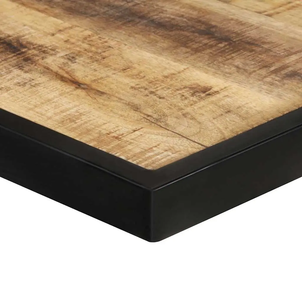 Solid Mango Wood Dining Table 180 cm with Iron Legs