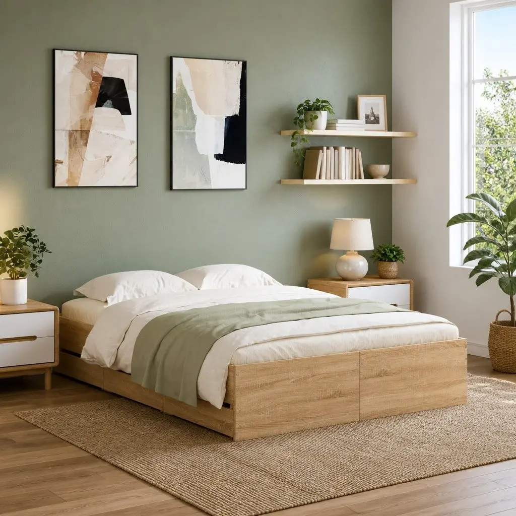 Bed Frame with Drawers for Modern Bedrooms