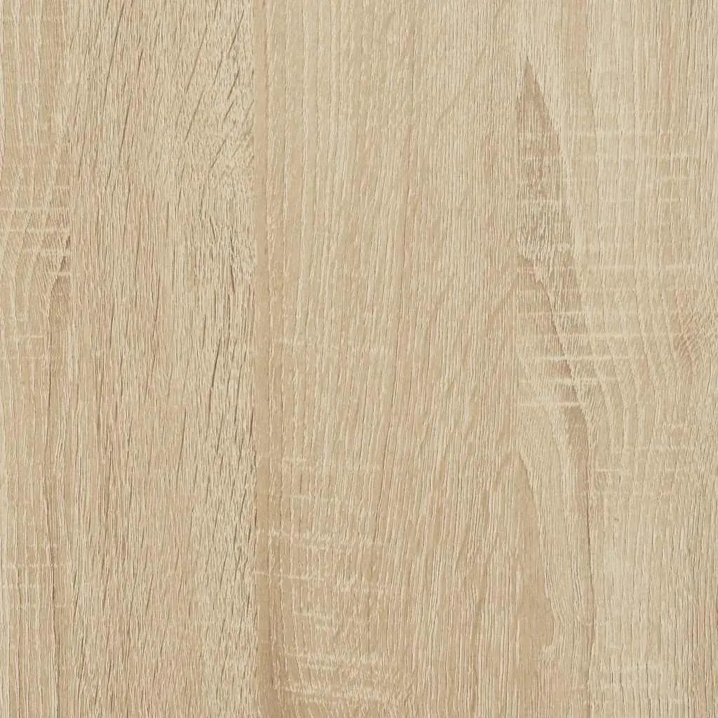 Sonoma Oak Bed Frame 150x200 cm with Slatted Base