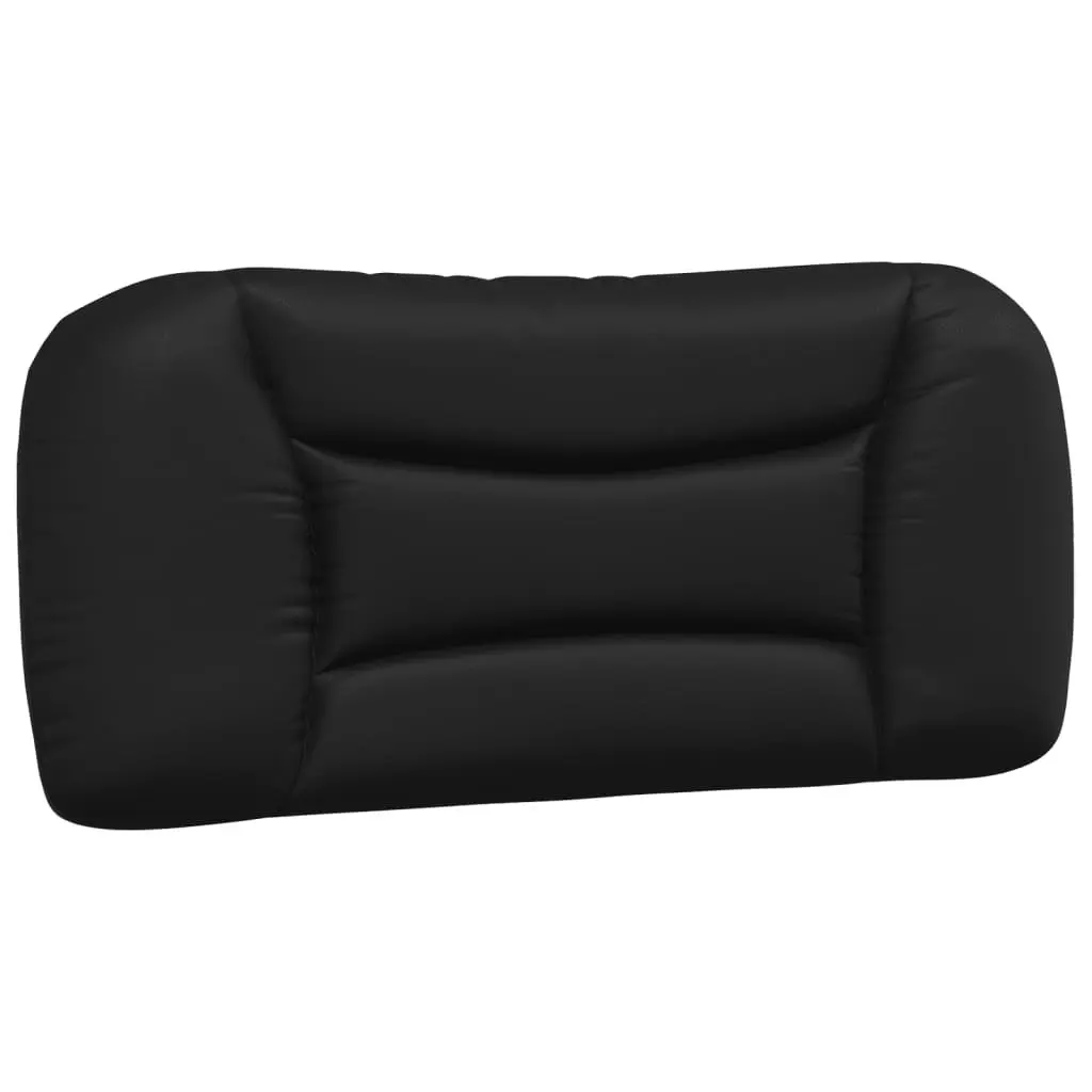 Headboard Cushion Faux Leather 90 cm Black