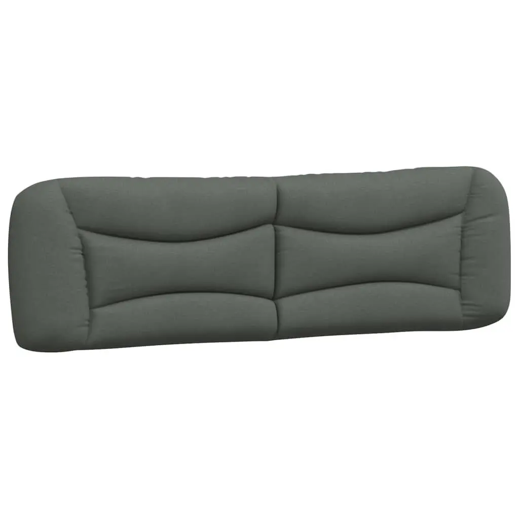 Grey Fabric Headboard Cushion 180cm for Bed Mounting