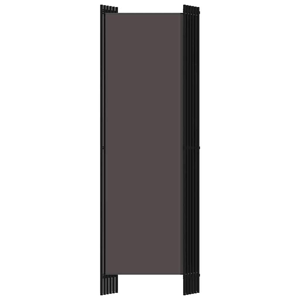 6-Panel Anthracite Room Divider for Privacy