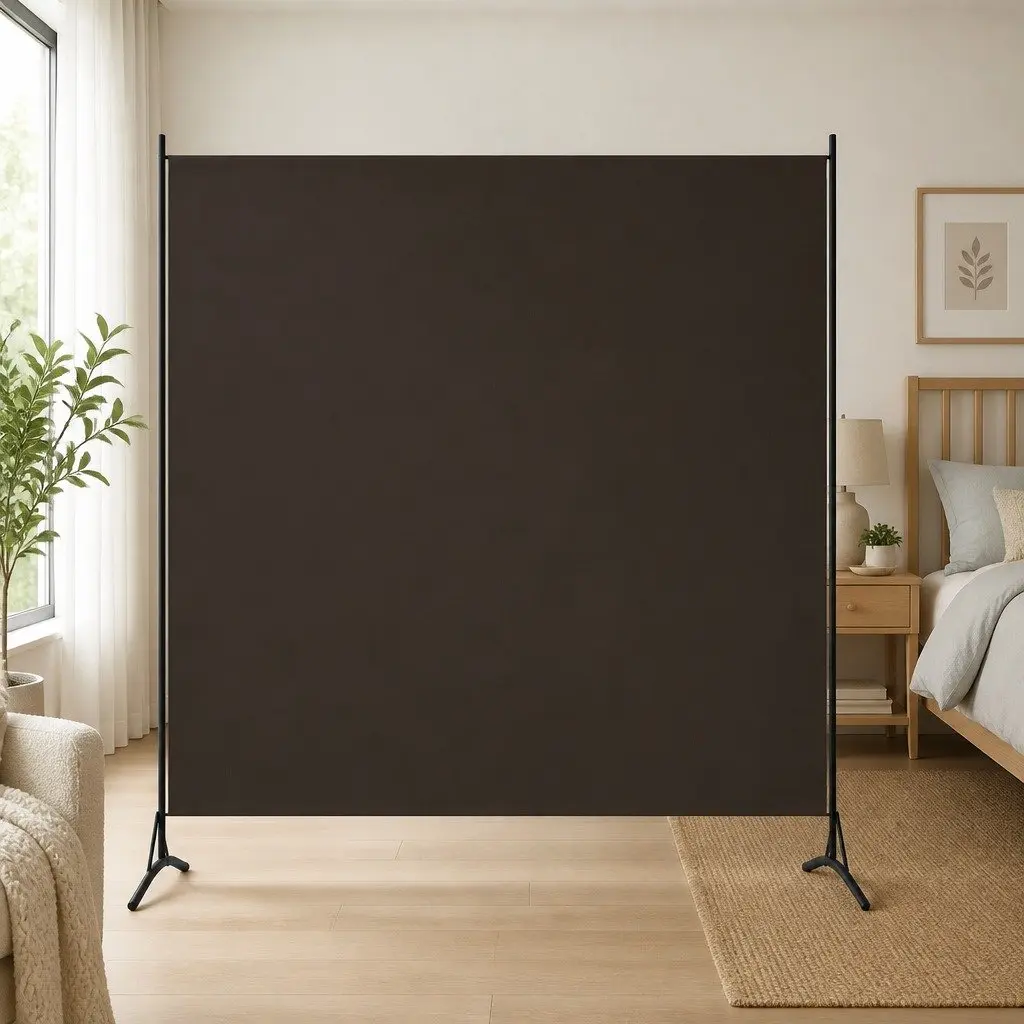 Brown Room Divider Screen for Privacy and Style