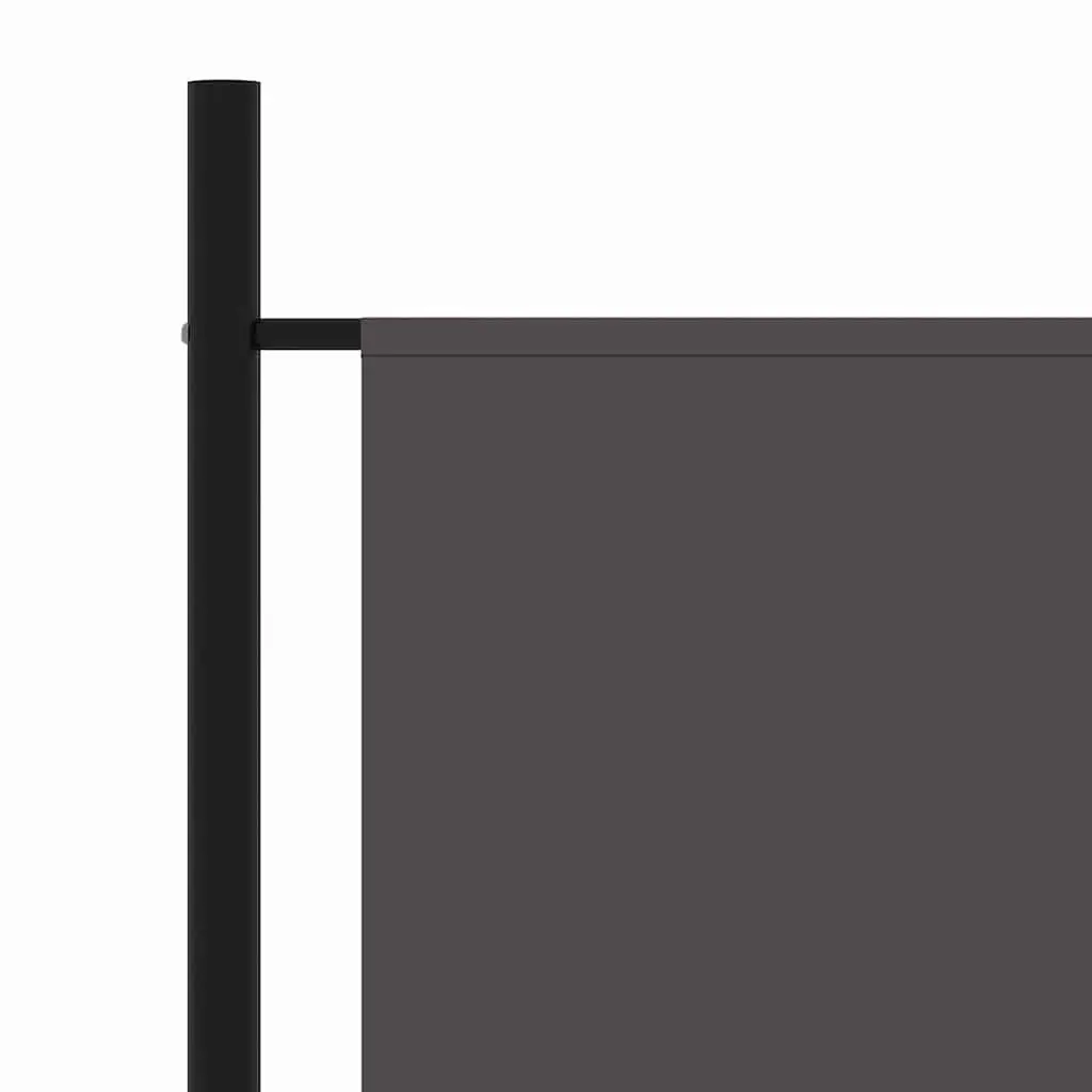 Room Divider Fabric 175x180 cm Anthracite Privacy Partition Folding Panel