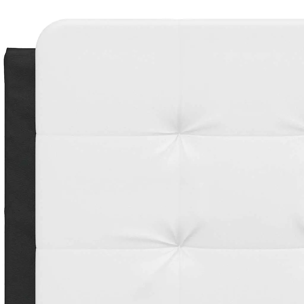 Double Bed Frame with Cushioned Headboard