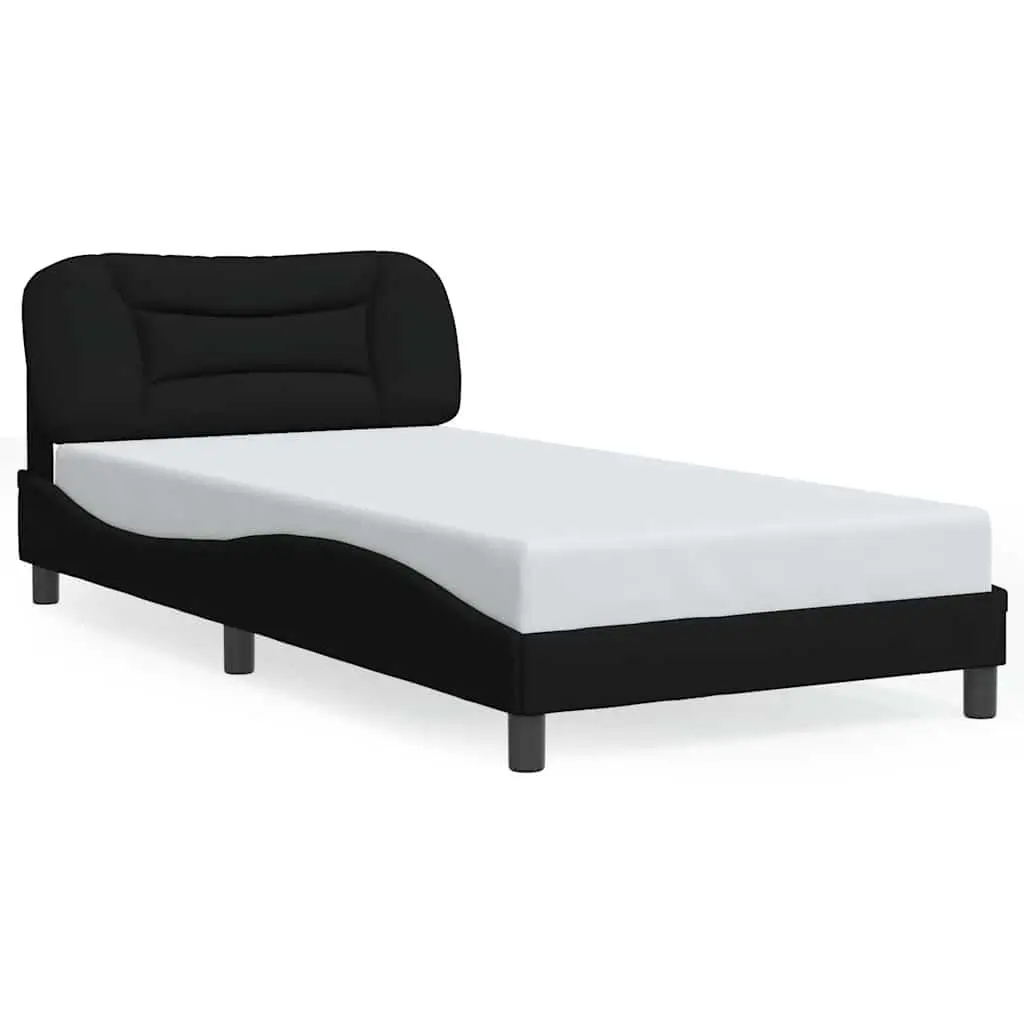 King Single Bed Frame with Fabric Headboard