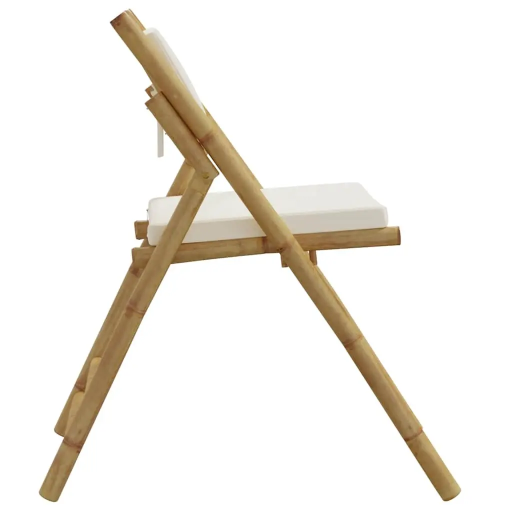 Folding Bistro Chairs 4-Piece Set