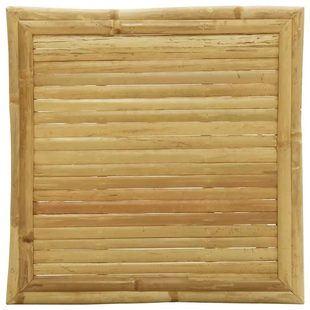 Bamboo Folding Bistro Set with Cushions for Outdoor Use