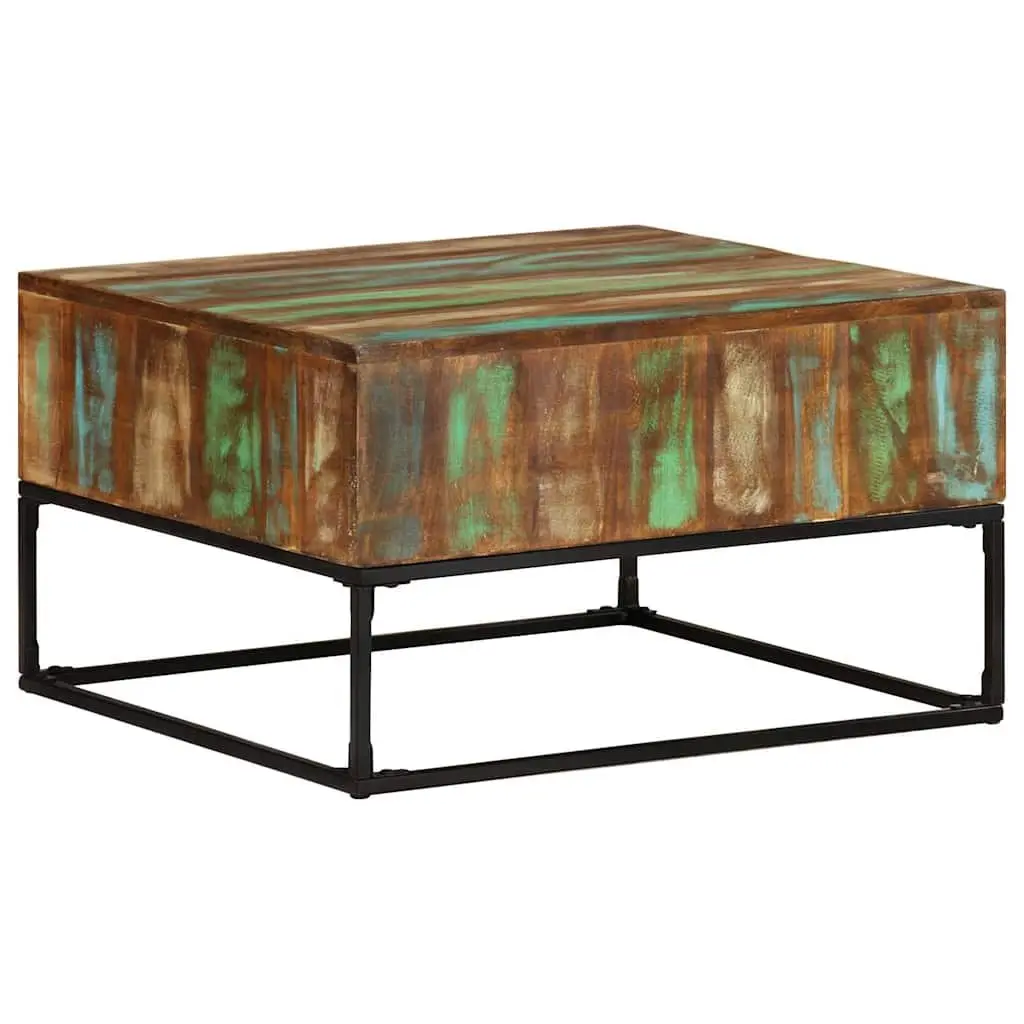 Solid Reclaimed Wood Coffee Table 68x68x41 cm