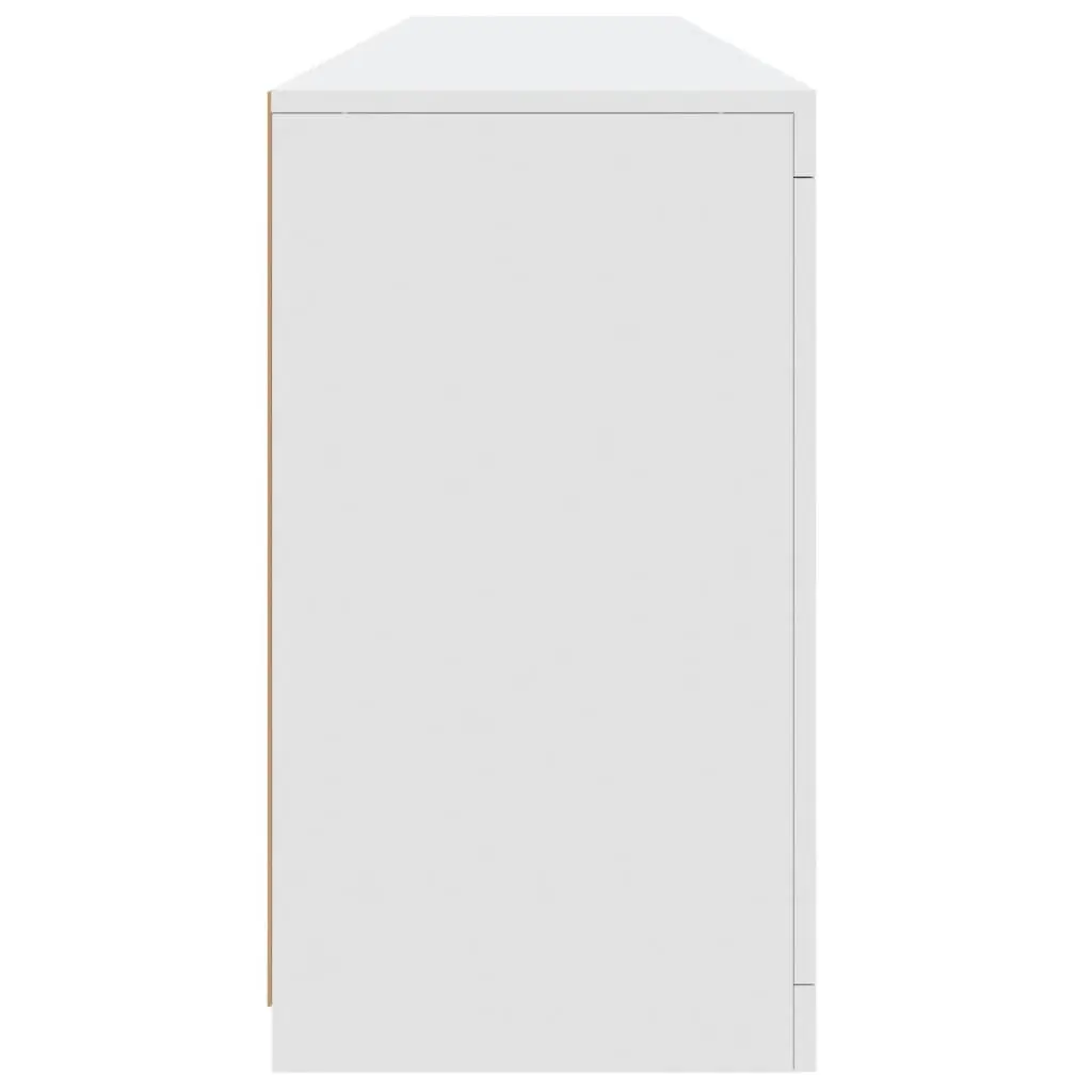 White Sideboard Cabinet with RGB LED Lights