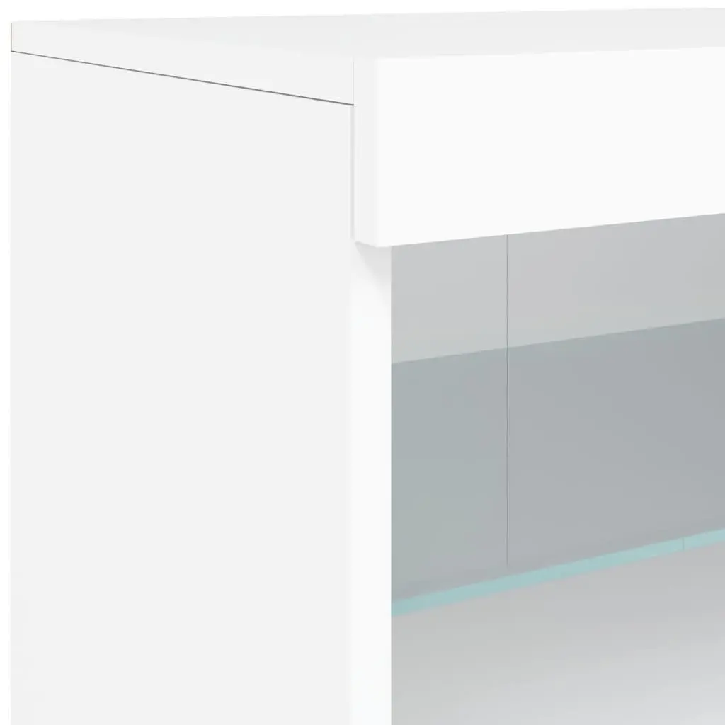 Sideboard Engineered Wood 142.5x37x67cm White