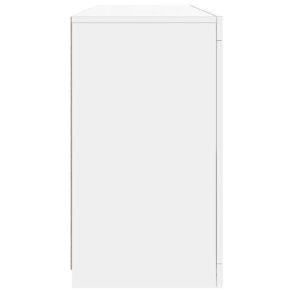 Sideboard Engineered Wood 142.5x37x67cm White